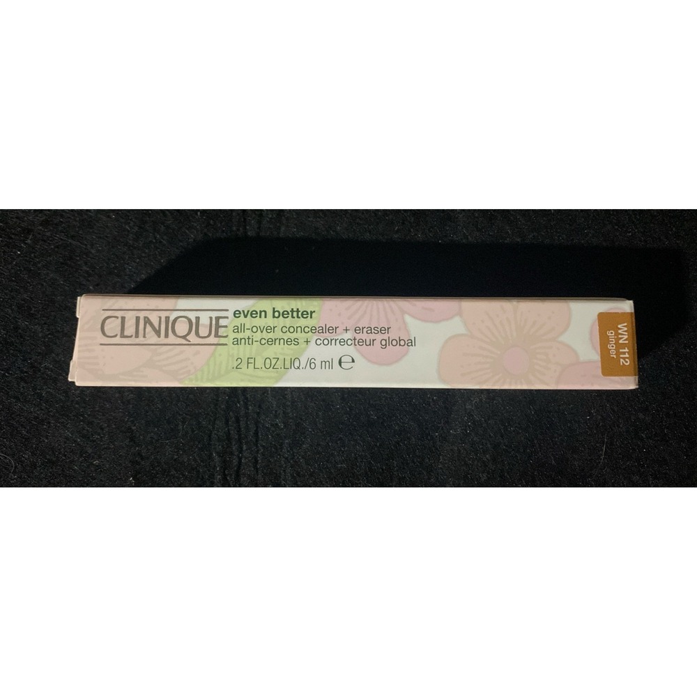 NIB Clinique Even Better All-Over Concealer + Eraser WN 112 Ginger  .2 fl oz.